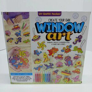 DIY Window Art Suncatchers Craft Kit for Kids – Paint & Create 20+ Designs